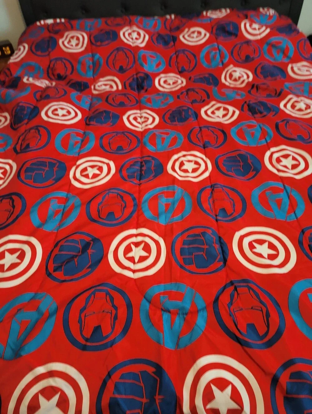 Marvel Avengers Twin Comforter Set And Curtains